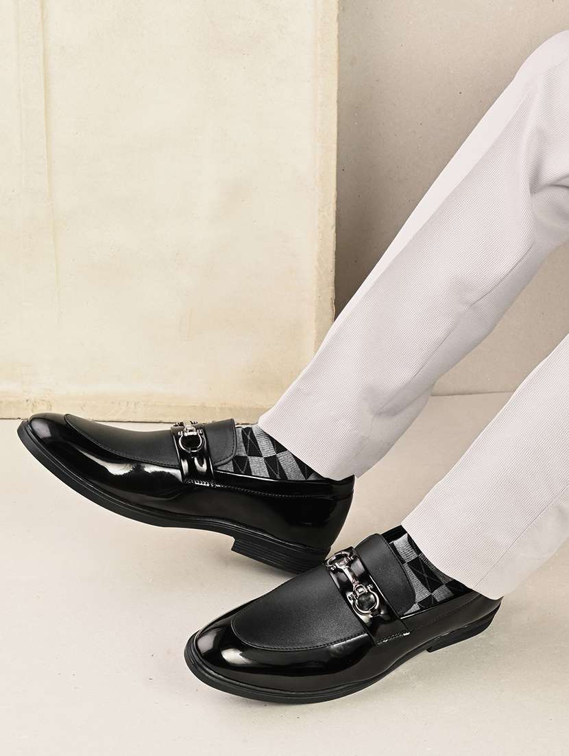 men black slip on loafer - 22505119 -  Standard Image - 5