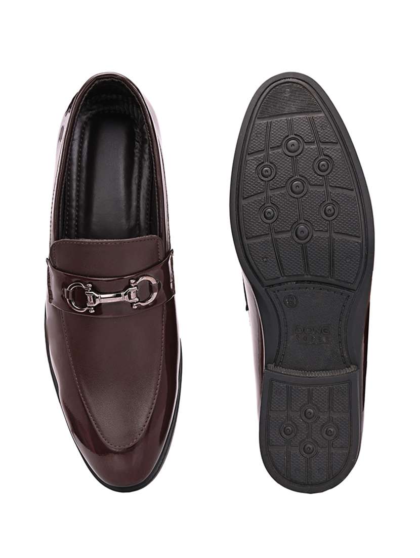men solid slip on horsebit loafer - 22505120 -  Standard Image - 3