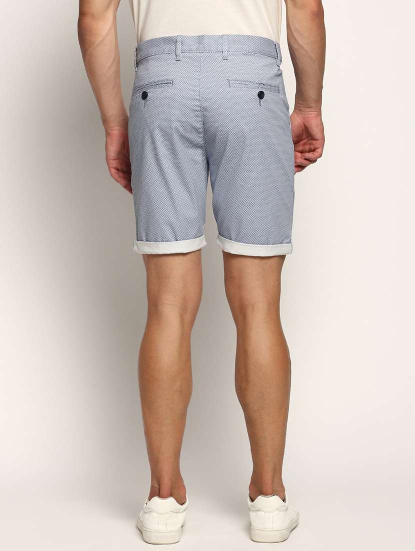men printed mid rise regular fit shorts - 22505168 -  Standard Image - 3