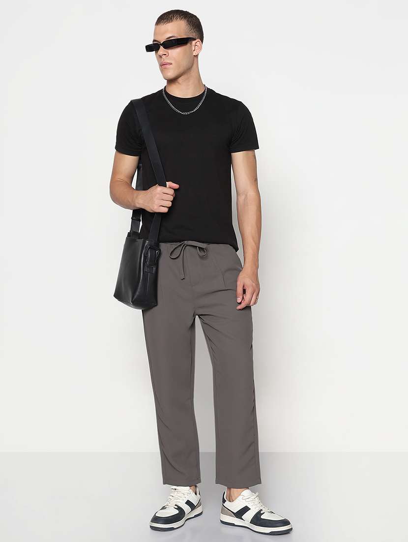 Men Solid Low Rise Relaxed Fit Track Pant - 22505183 -  Standard Image - 5