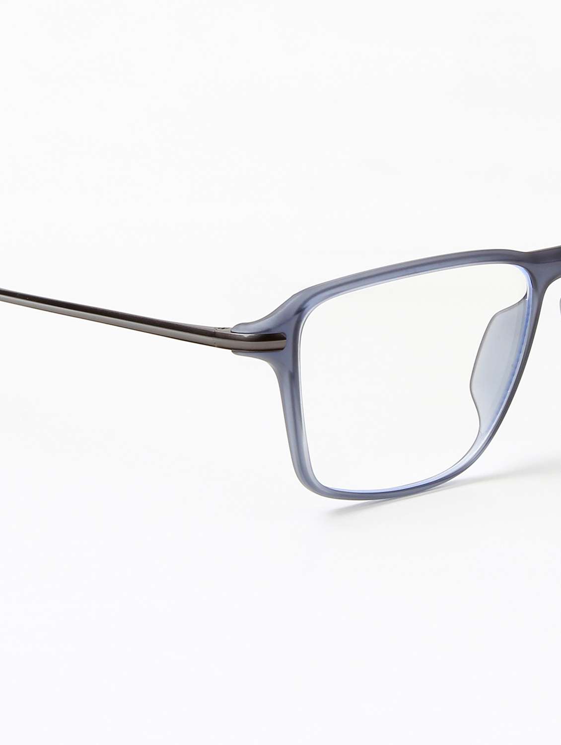 ted smith unisex rectangle blue full rim frames - 22507668 -  Standard Image - 5