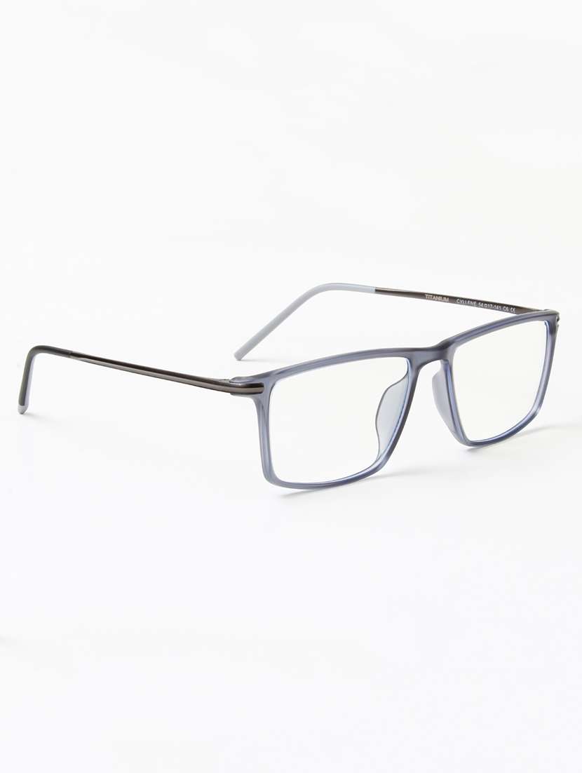 ted smith unisex rectangle blue full rim frames - 22507673 -  Standard Image - 3