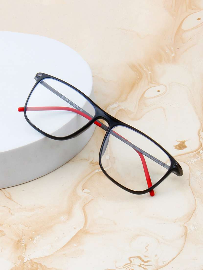 ted smith unisex wayfarer black full rim frames