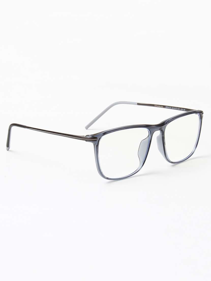 ted smith unisex wayfarer grey full rim frames - 22507676 -  Standard Image - 3