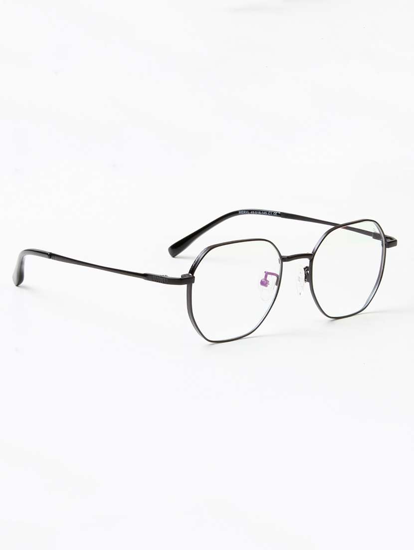 ted smith unisex titanium octagon black full rim frames - 22507690 -  Standard Image - 3