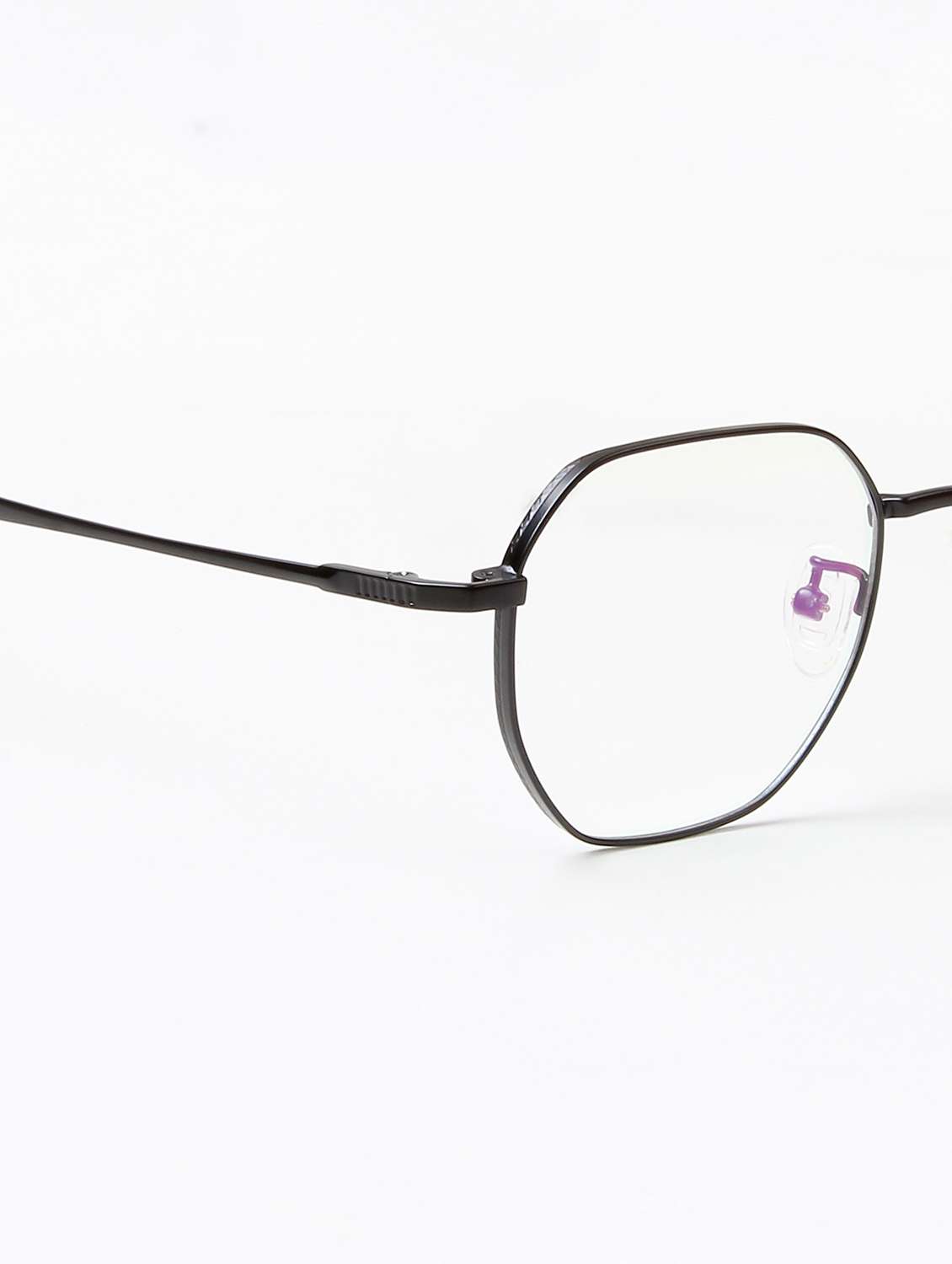 ted smith unisex titanium octagon black full rim frames - 22507690 -  Standard Image - 5