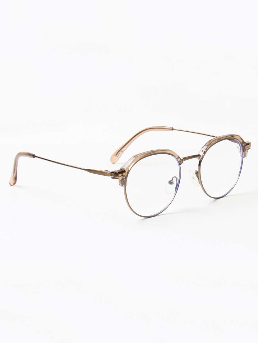 ted smith unisex titanium clubmaster steel-brown full rim frames - 22507695 -  Standard Image - 3