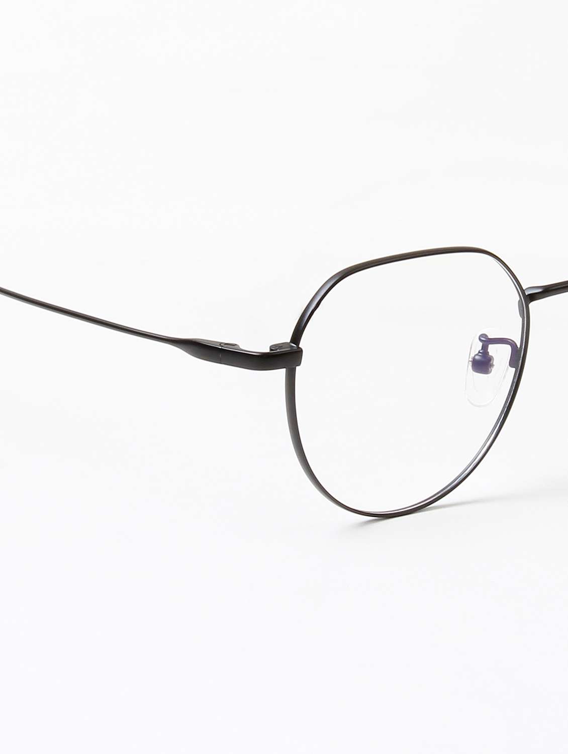 ted smith unisex titanium round black full rim frames - 22507708 -  Standard Image - 5