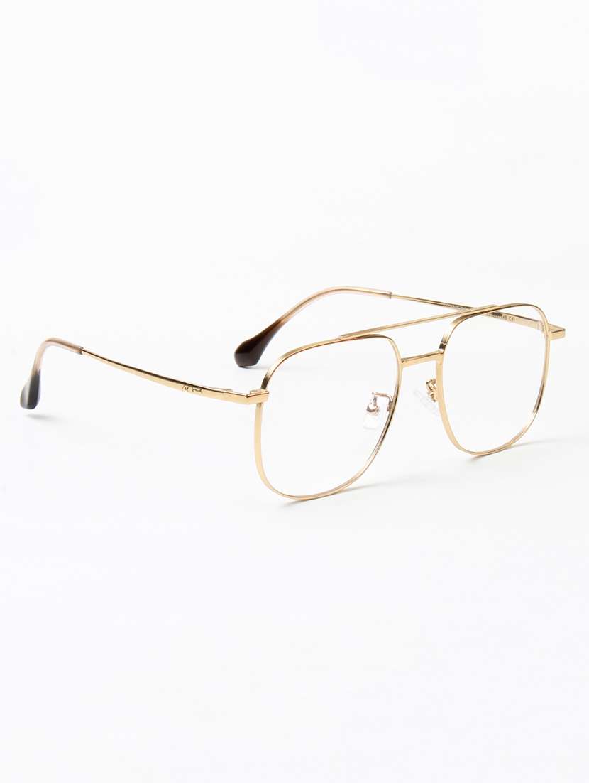 ted smith unisex titanium aviator gold full rim frames - 22507711 -  Standard Image - 3