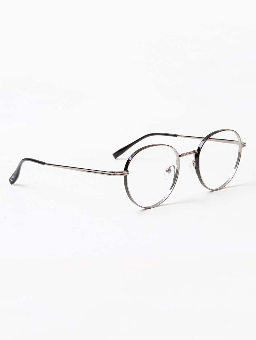 ted smith unisex titanium oval silver full rim frames - 22507725 -  Standard Image - 3