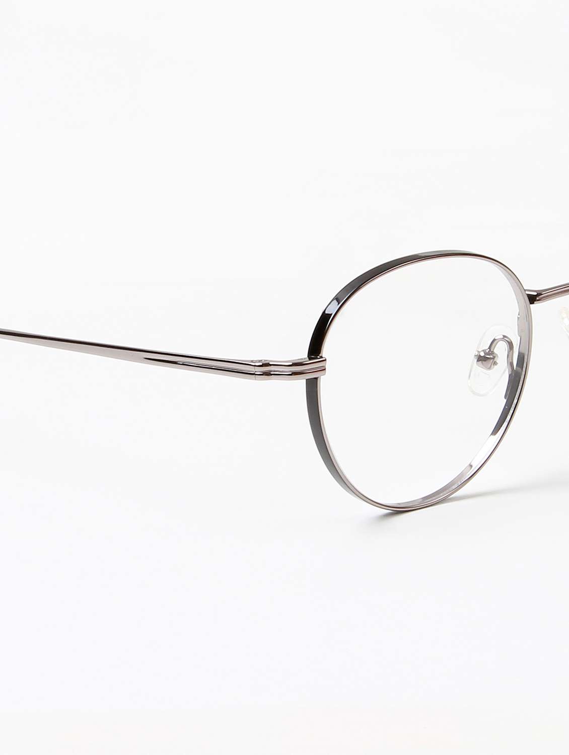 ted smith unisex titanium oval silver full rim frames - 22507725 -  Standard Image - 5