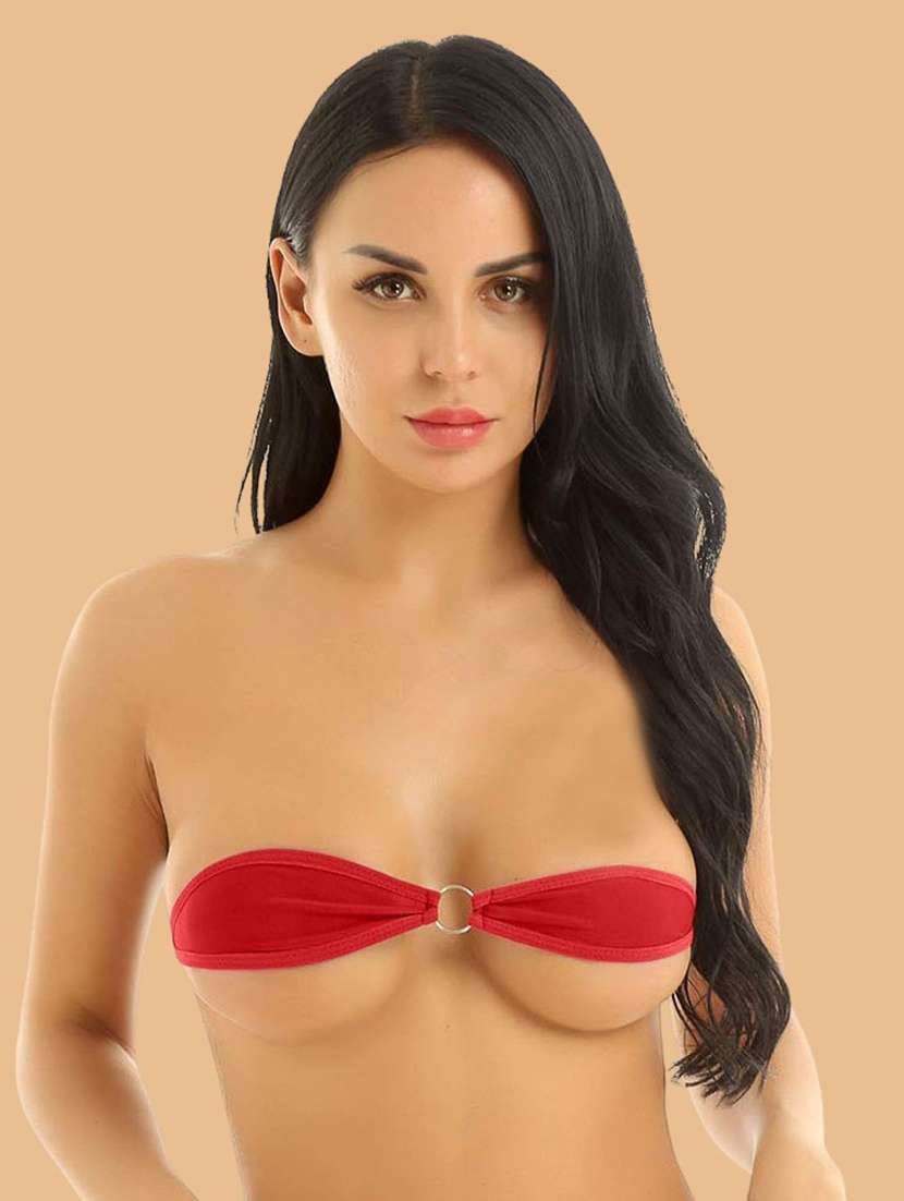 women solid bikini set