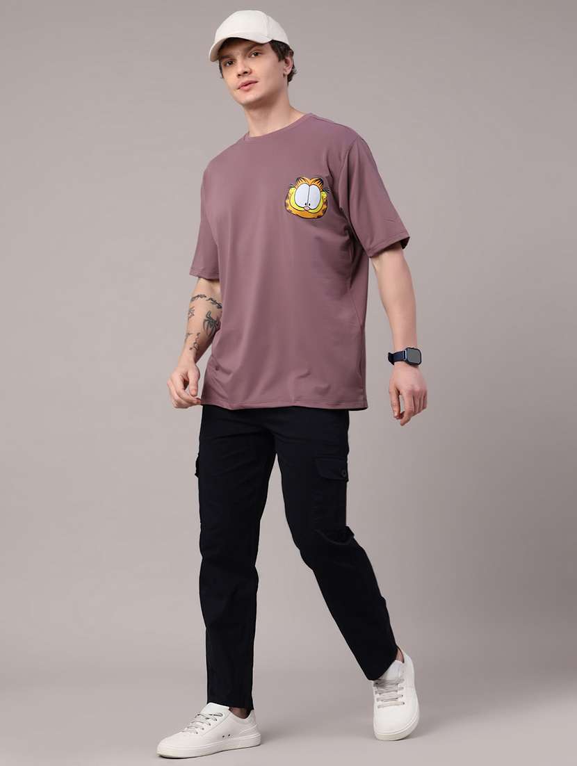 men printed short sleeve loose fit t-shirt - 22507785 -  Standard Image - 5