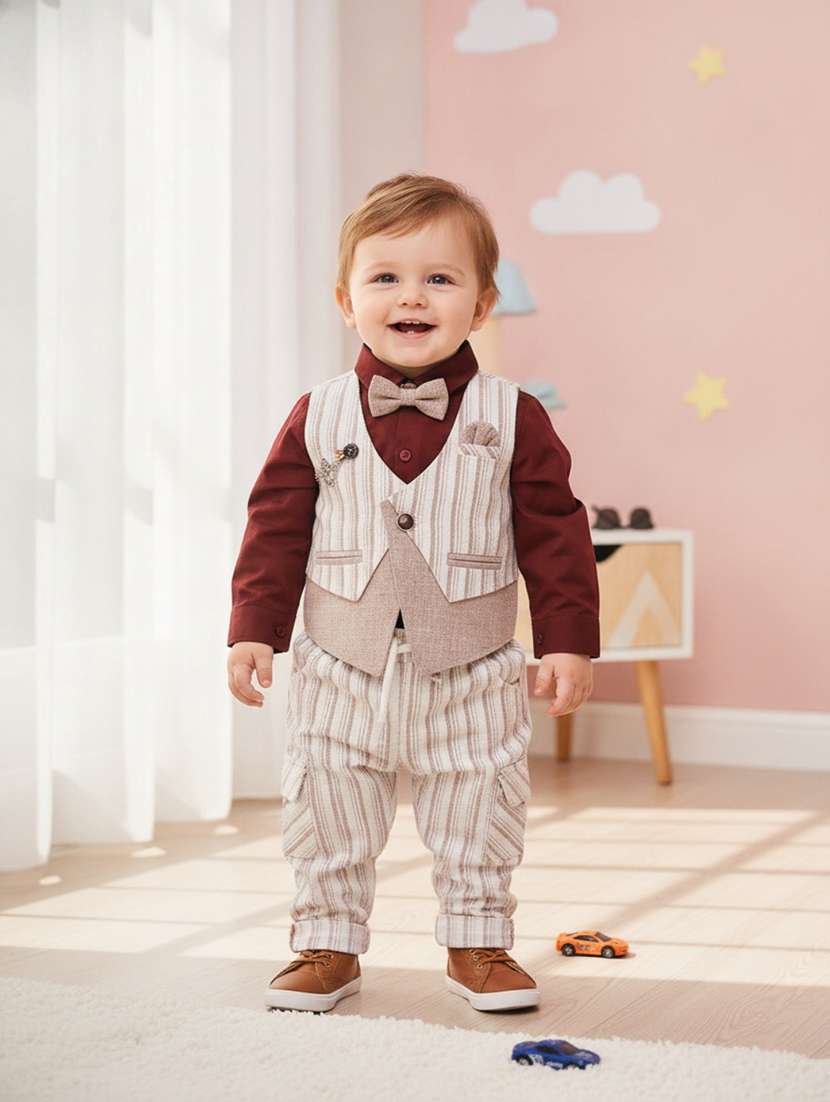 kids printed long sleeves full length set
