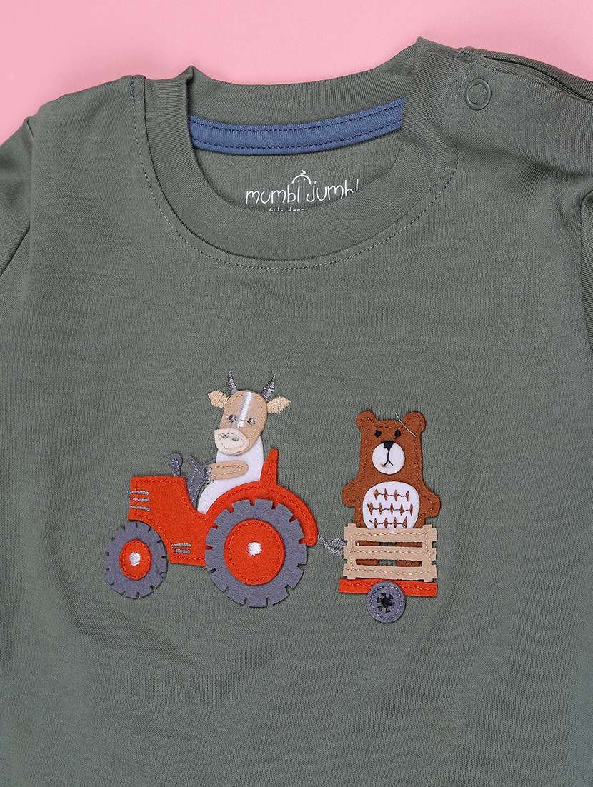 kids printed round neck full length set - 22508087 -  Standard Image - 3