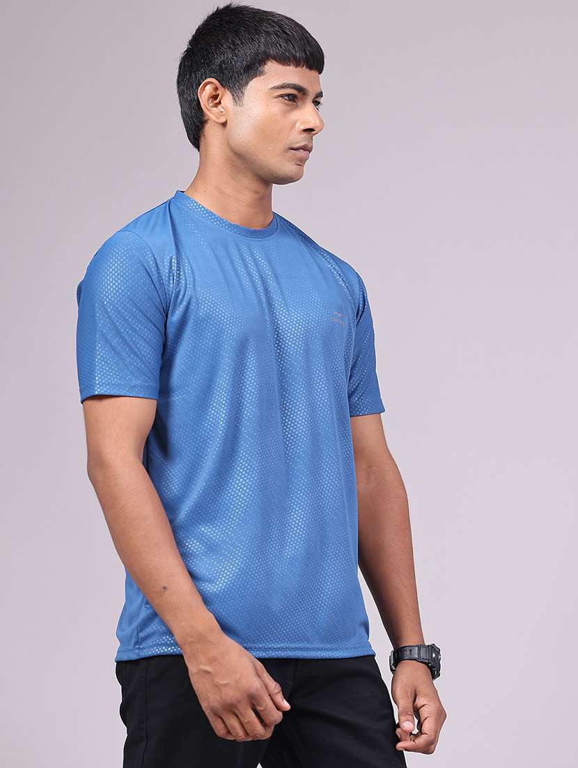 men textured short sleeve slim fit t-shirt - 22508402 -  Standard Image - 3