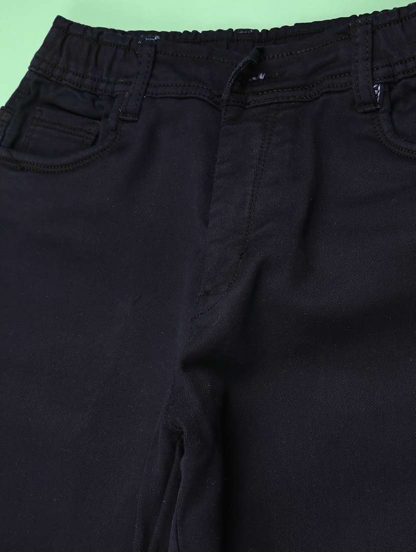 Boys Solid Mid Rise Regular Fit Cargo Pant - 22508538 -  Standard Image - 3