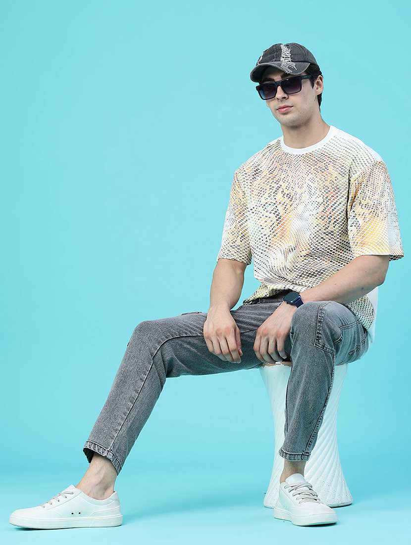 men solid mid rise regular fit cargo  - 22508620 -  Standard Image - 5