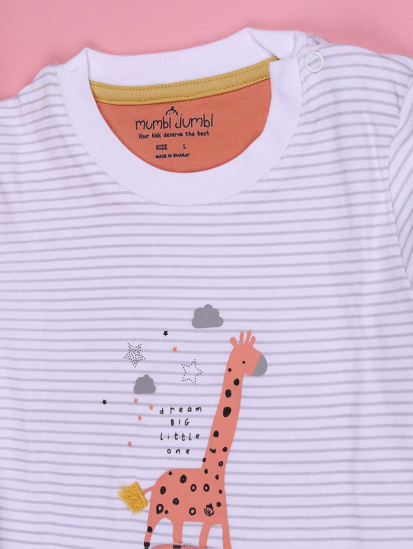 kids printed round neck full length set - 22509144 -  Standard Image - 3