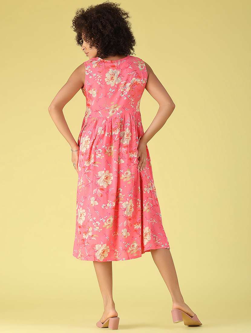Women Printed Sleeveless A-line Dress - 22509205 -  Standard Image - 5