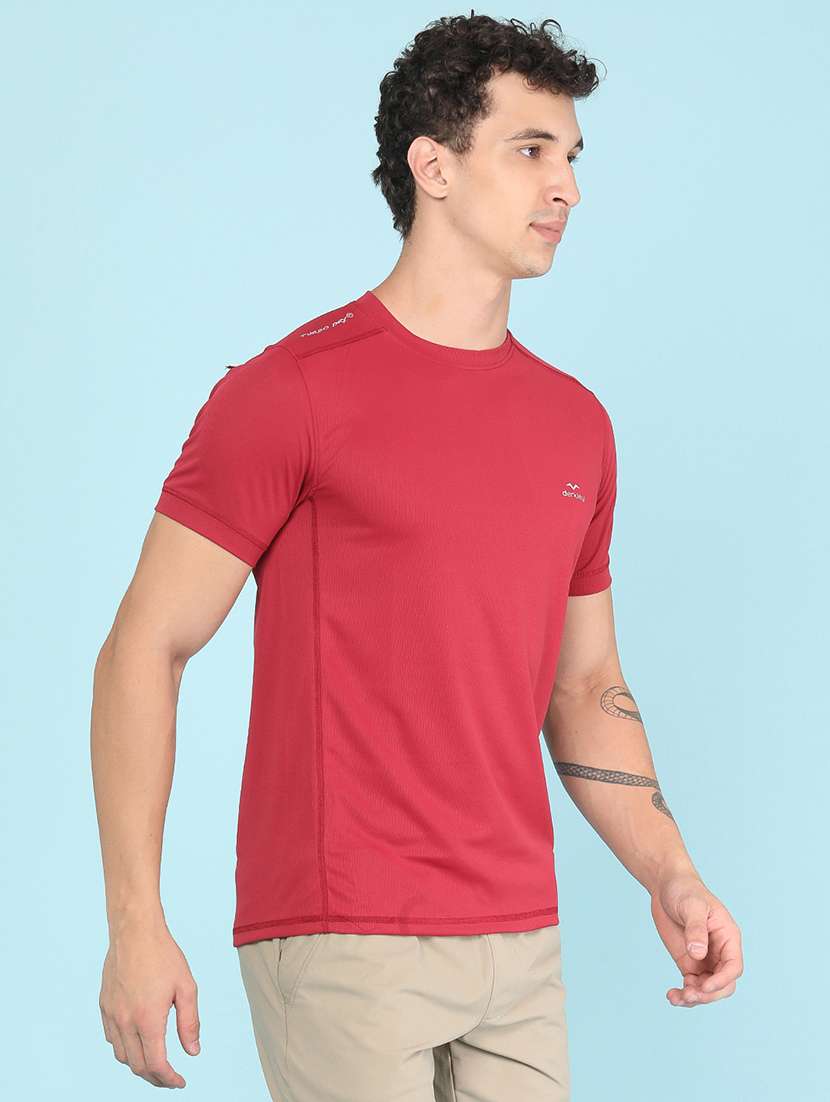 men solid short sleeve slim fit t-shirt - 22509388 -  Standard Image - 3