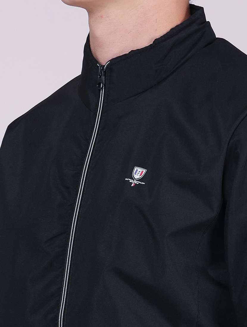Men Solid Long Sleeve Lightweight Bomber Jacket - 22509467 -  Standard Image - 3