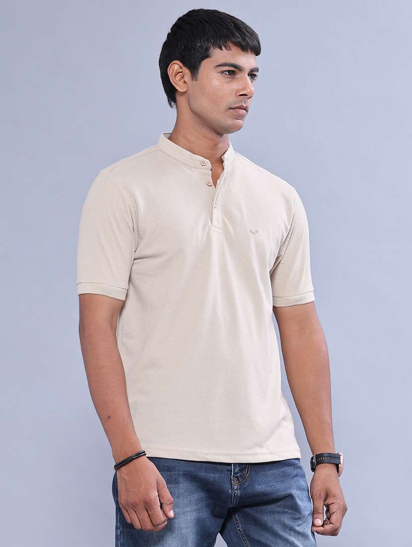 men solid short sleeve regular fit t-shirt - 22509570 -  Standard Image - 3