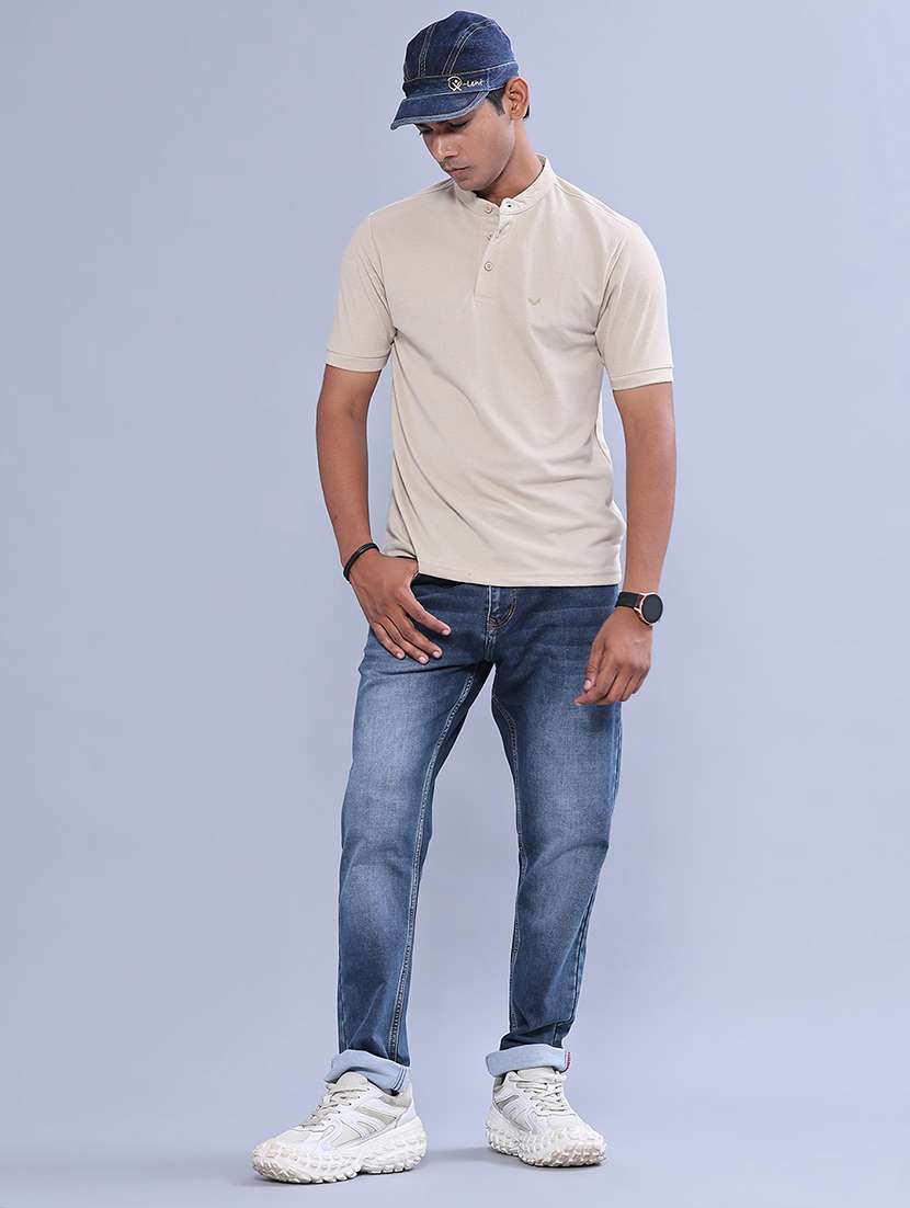 men solid short sleeve regular fit t-shirt - 22509570 -  Standard Image - 5