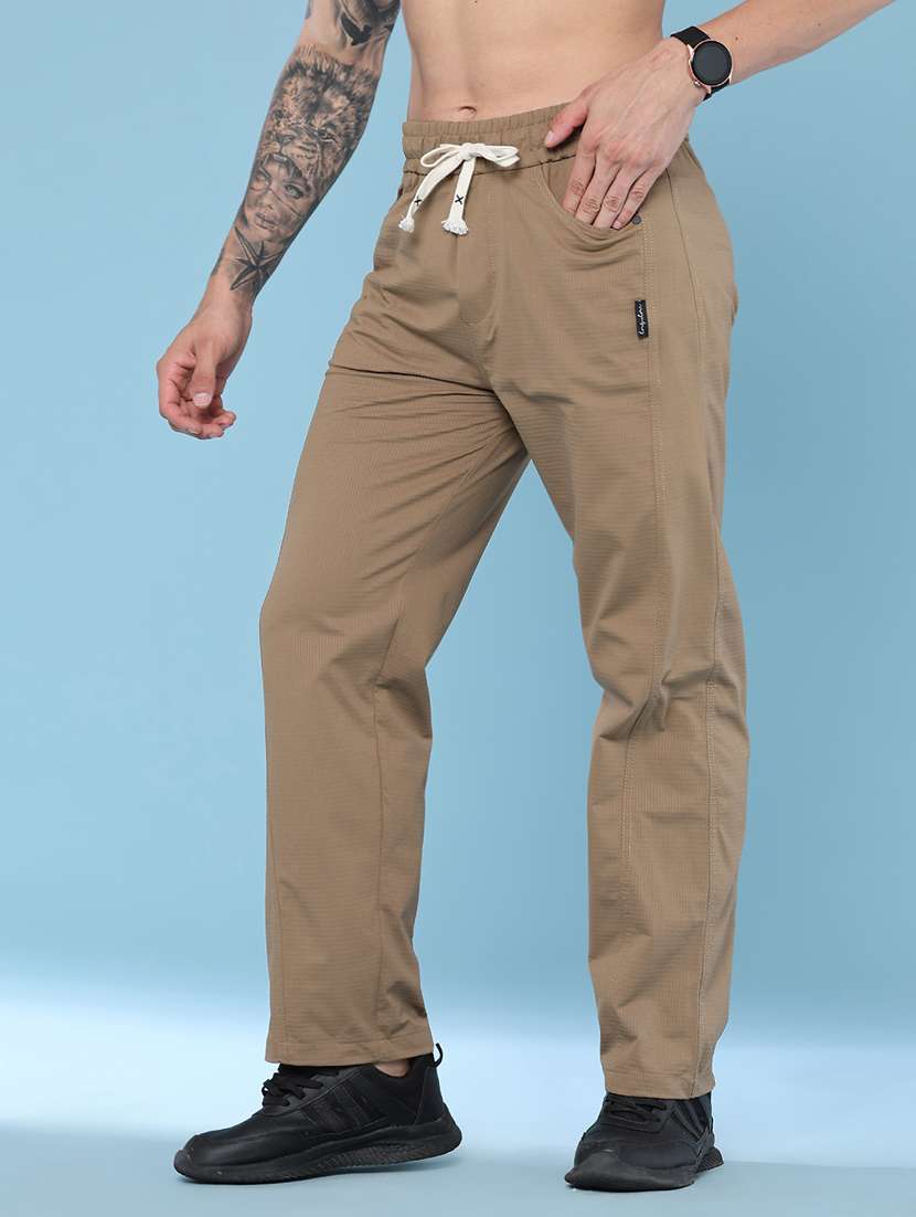 men self design mid rise regular fit track pant - 22509603 -  Standard Image - 3