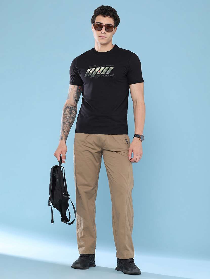 men self design mid rise regular fit track pant - 22509603 -  Standard Image - 5