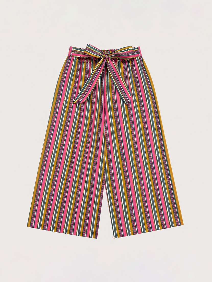 girls printed sleeveless top and trouser co-ord set - 22511083 -  Standard Image - 3