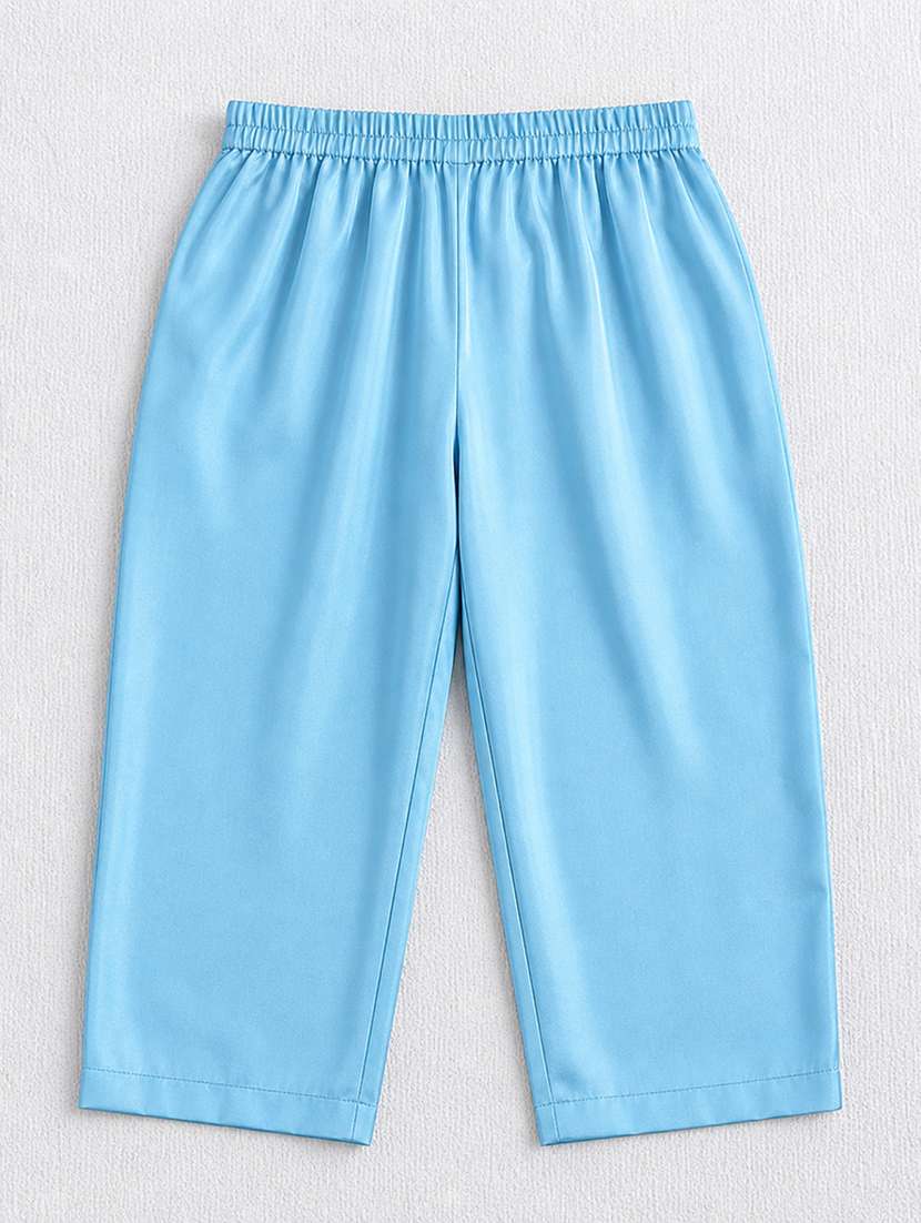 girls embroidered sleeveless kurta and pants et - 22511104 -  Standard Image - 3