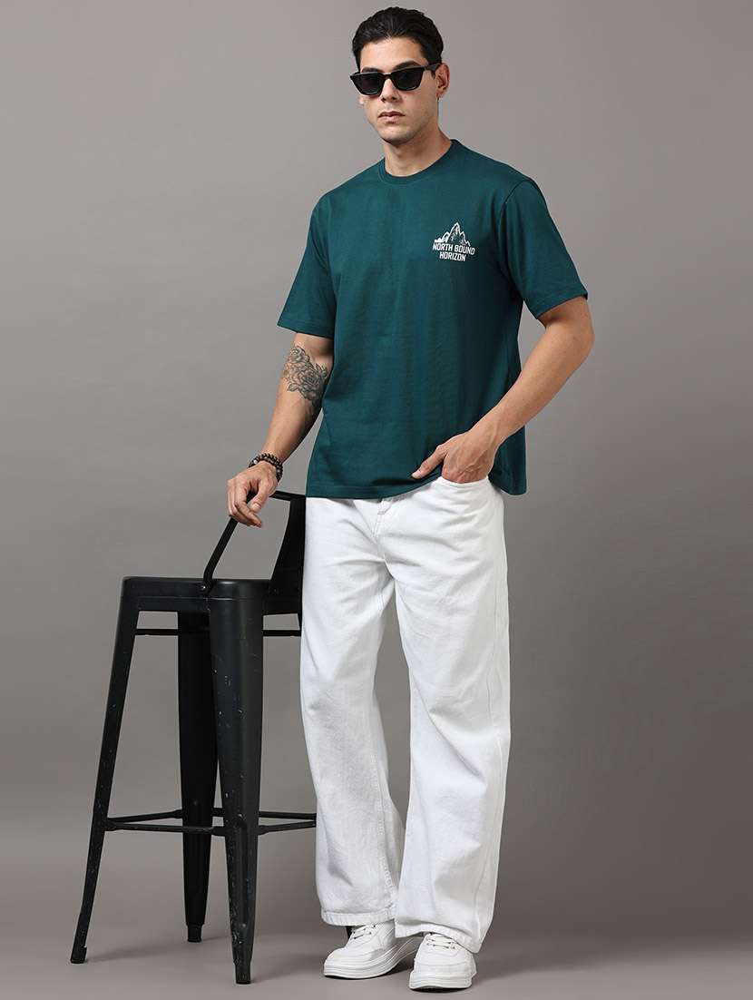 men printed short sleeve loose fit t-shirt - 22512402 -  Standard Image - 5