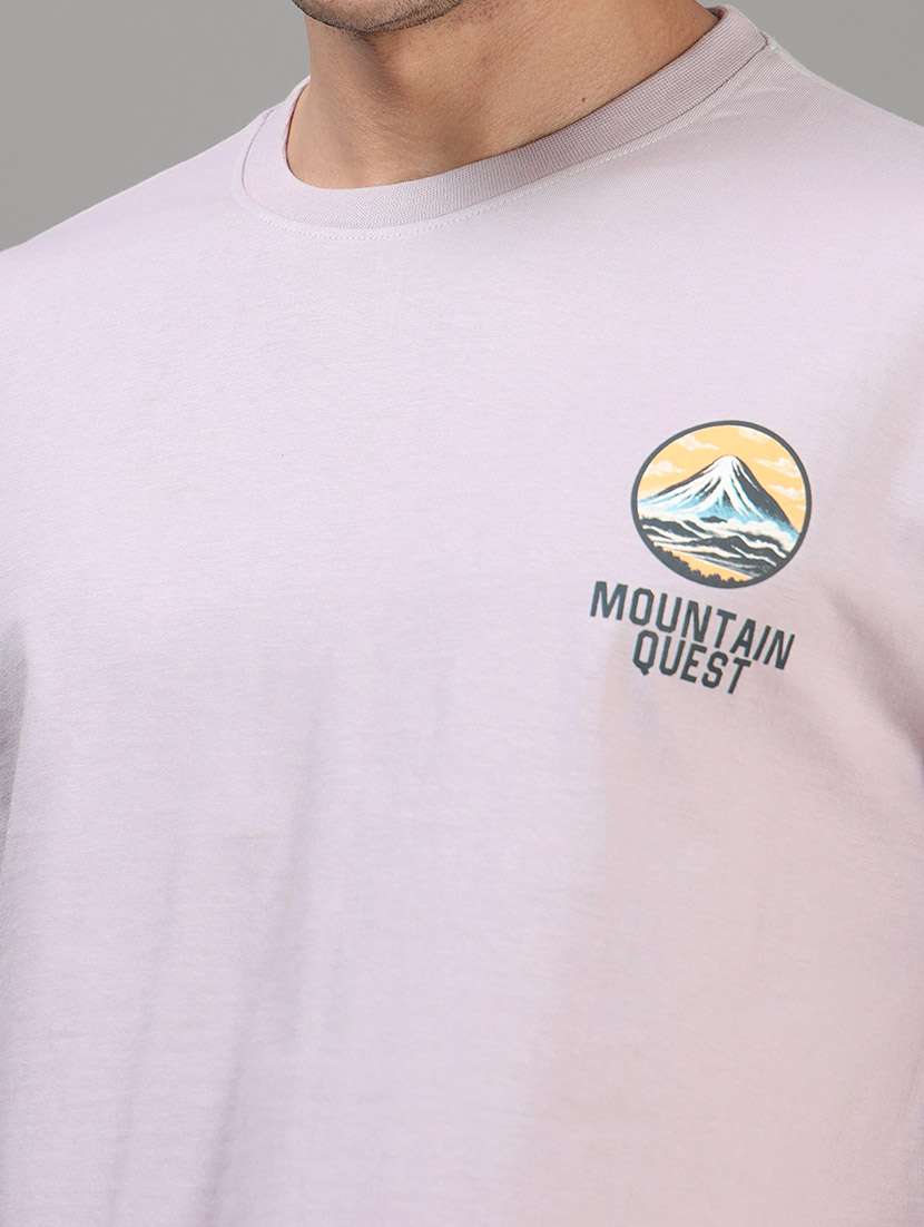 men printed short sleeve loose fit t-shirt - 22512407 -  Standard Image - 5