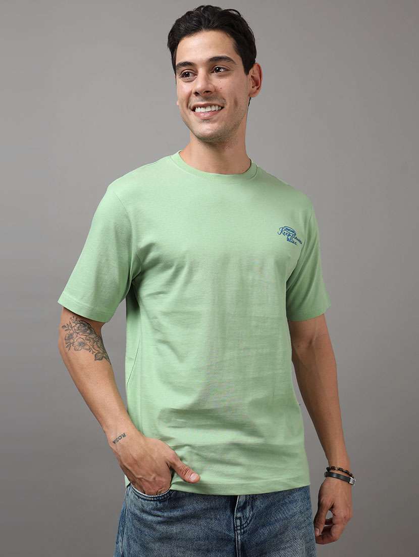 men printed short sleeve loose fit t-shirt - 22512410 -  Standard Image - 3