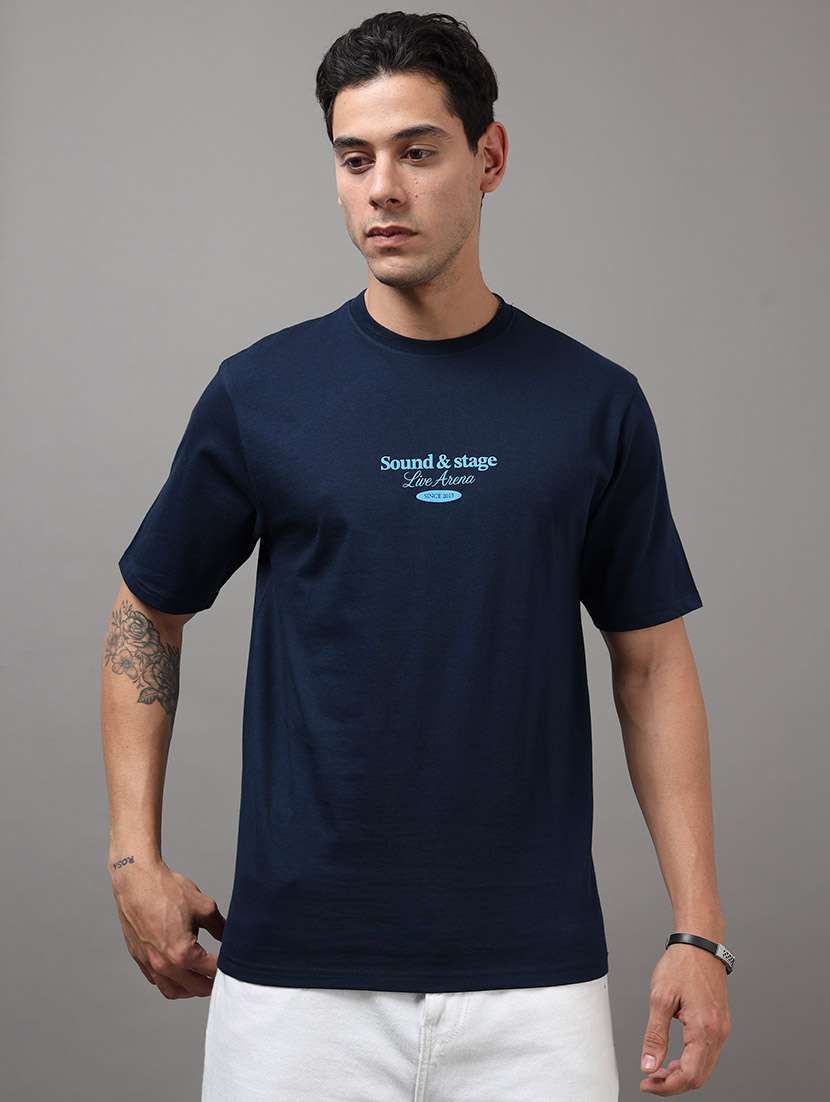 men printed short sleeve loose fit t-shirt - 22512412 -  Standard Image - 3