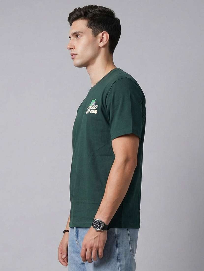 men printed short sleeve loose fit t-shirt - 22512419 -  Standard Image - 3