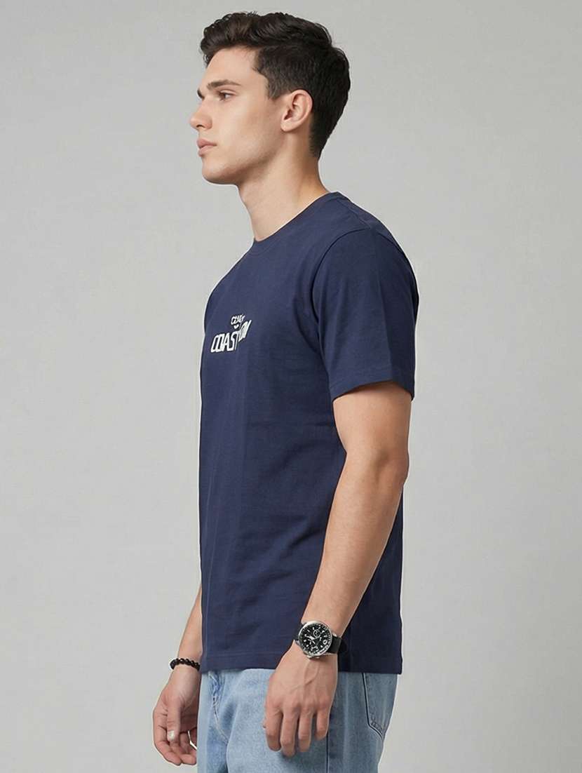 men printed short sleeve regular fit t-shirt - 22512424 -  Standard Image - 3