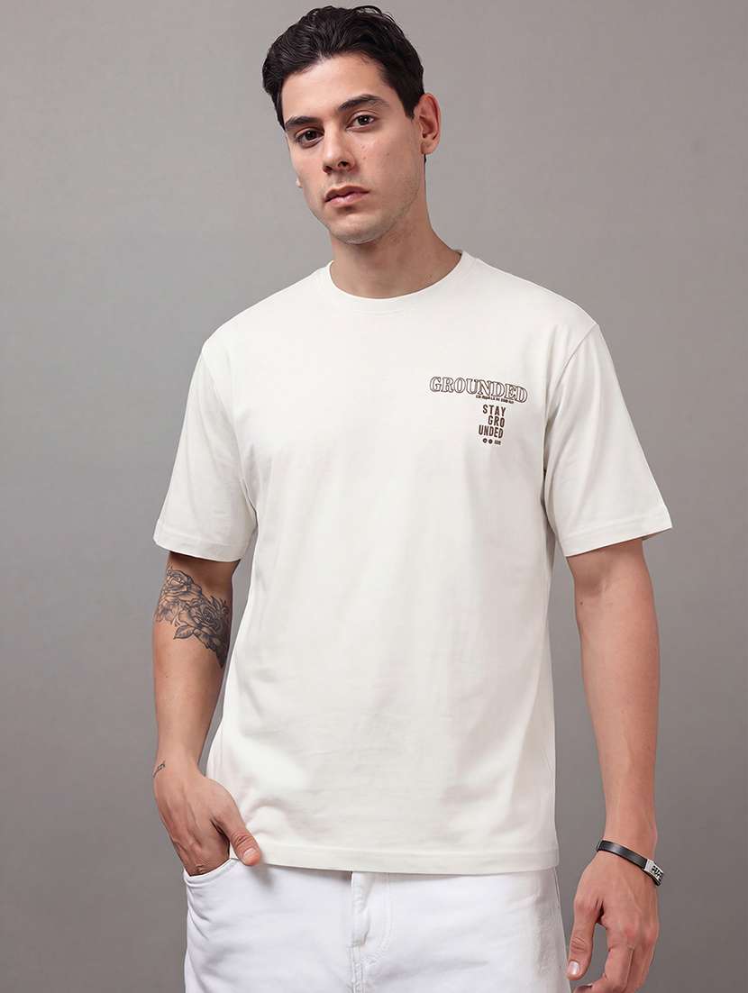 men printed short sleeve loose fit t-shirt - 22512425 -  Standard Image - 3