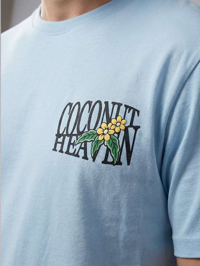men printed short sleeve regular fit t-shirt - 22512427 -  Standard Image - 5