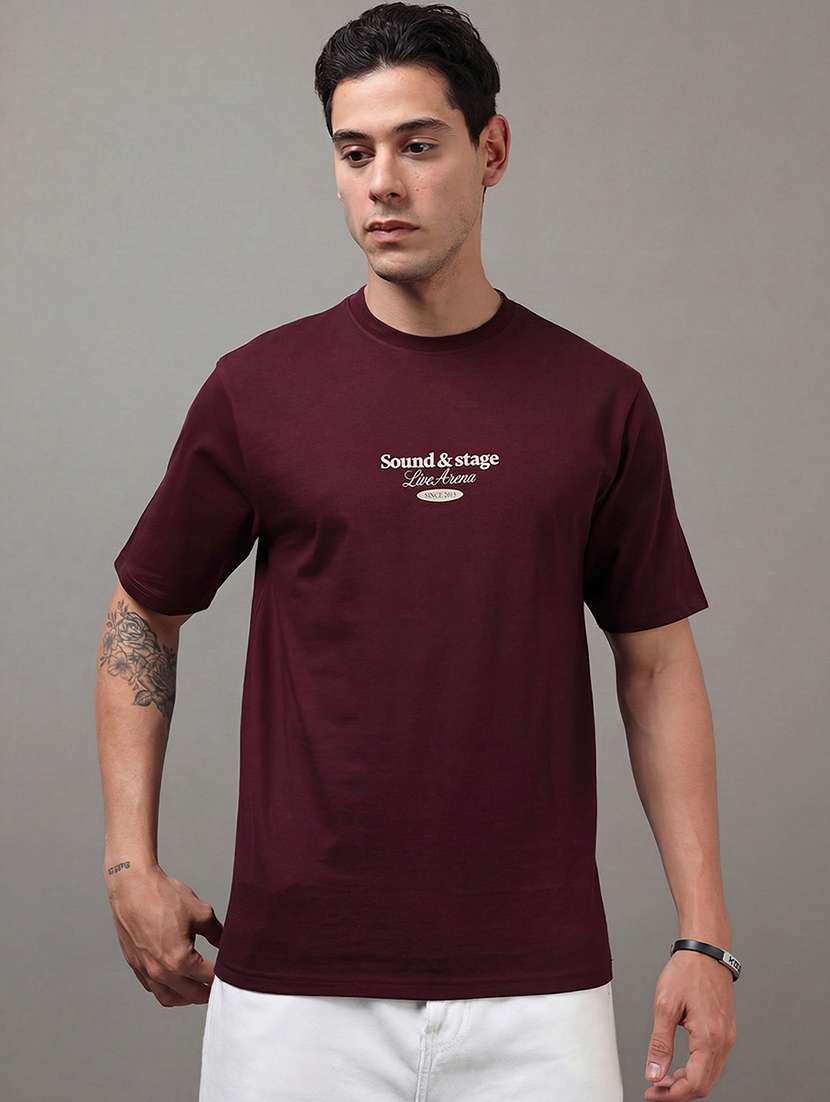 men printed short sleeve loose fit t-shirt - 22512433 -  Standard Image - 3