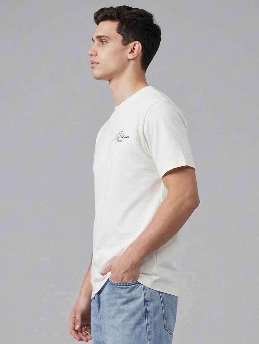 men printed short sleeve loose fit t-shirt - 22512434 -  Standard Image - 3
