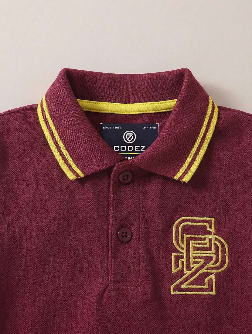 boys solid short sleeve polo t-shirt - 22512454 -  Standard Image - 3