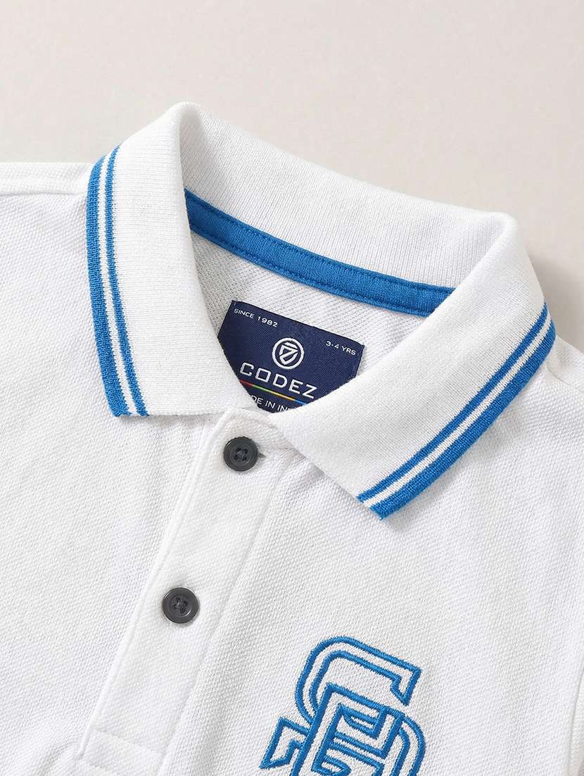 boys solid short sleeve polo t-shirt - 22512458 -  Standard Image - 3