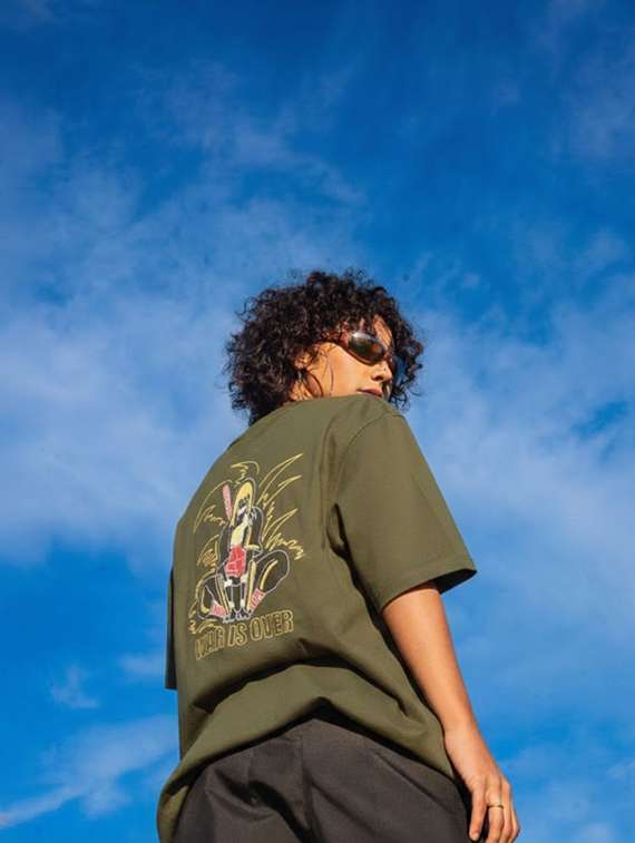 lime cotton oversized tshirt - 22512541 -  Standard Image - 3