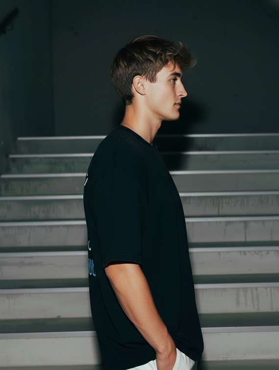 men printed short sleeve oversized t-shirt - 22512543 -  Standard Image - 3