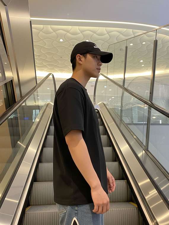 men printed short sleeve oversized t-shirt - 22512563 -  Standard Image - 3