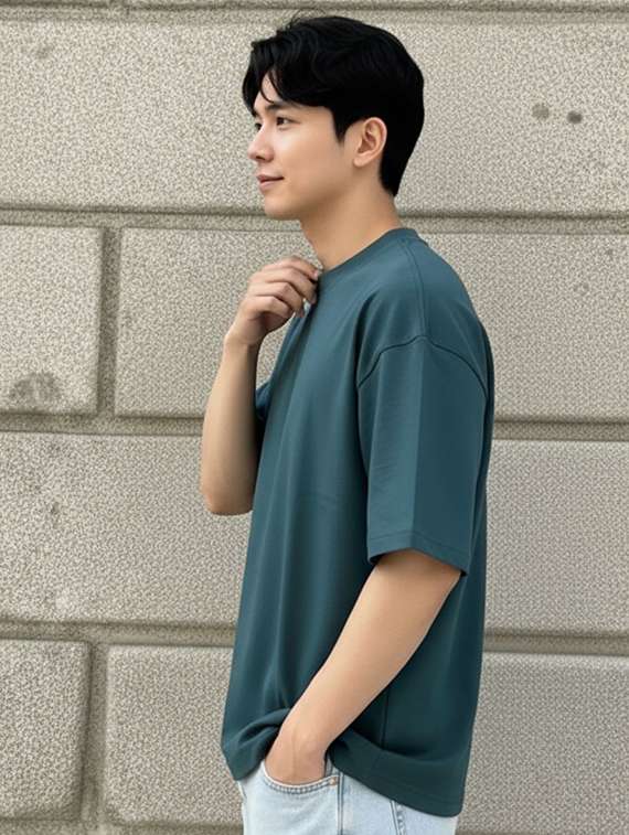 men printed short sleeve oversized t-shirt - 22512564 -  Standard Image - 3