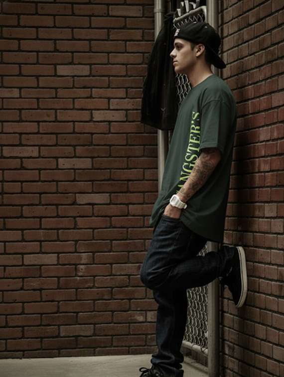 men printed short sleeve oversized t-shirt - 22512565 -  Standard Image - 3