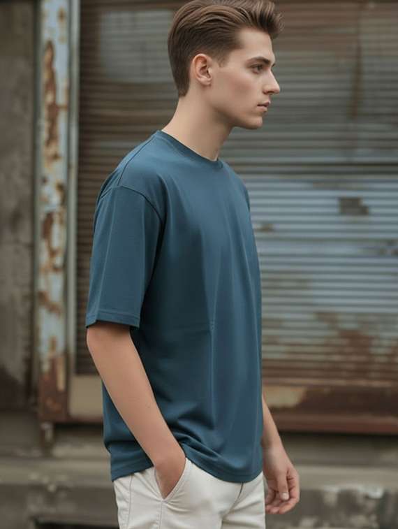 men printed short sleeve oversized t-shirt - 22512570 -  Standard Image - 3